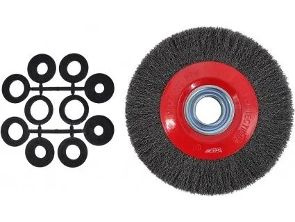 AWTOOLS skivebørste 250 mm / Ø 32 mm karbort ståltråd