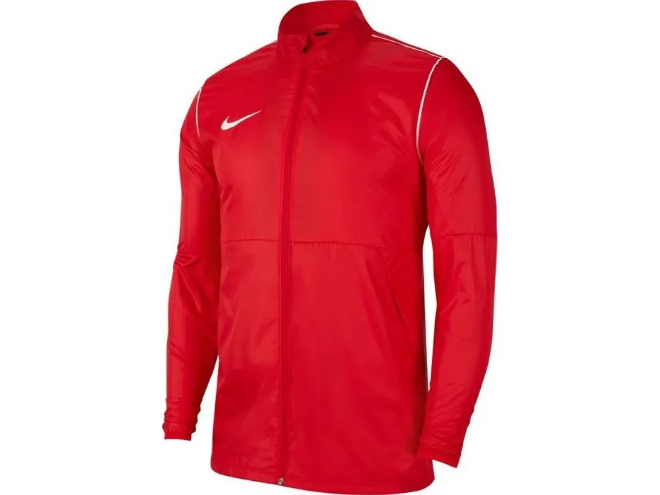 Nike barnejakke Repel Park rød med glidelås, regntett (122 - junior)