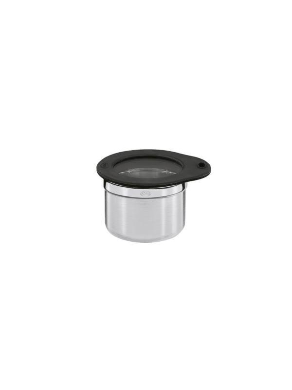 Rösle Storage canister 0.3 litres 8 x 6.5 cm Steel/Clear/Black