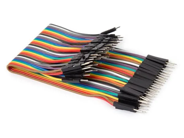 Whadda WPA427, Flerfarget, Kopper, PVC, Hankjønn/hankjønn, 22/26, 15 cm