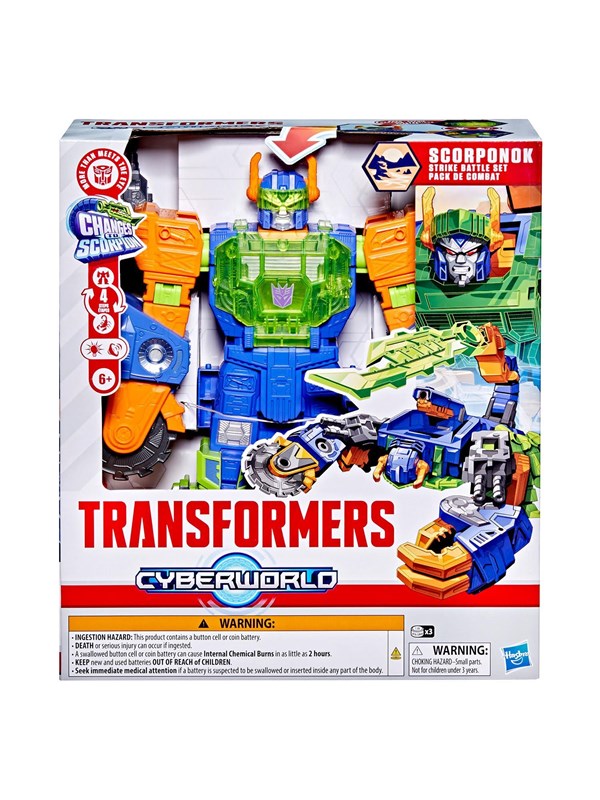 Transformers Cyberworld Scorponok Strike Battle Set