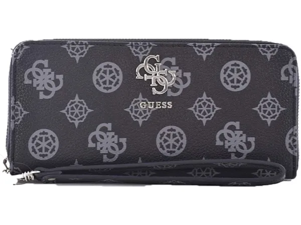 Guess digital lommebok, SLG Large Zip, svart, unisex