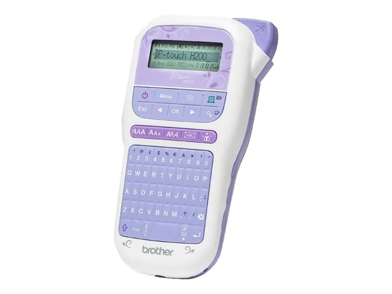 Brother P-Touch PT-H200 - Etikettmaker - S/H - termotransfer - Rull (1,2 cm) - kutter