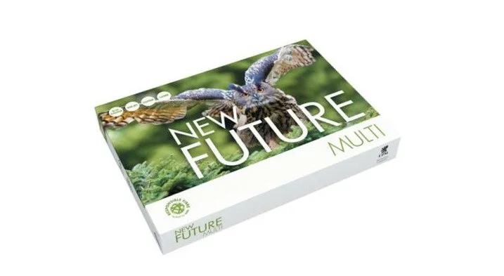 Kopipapir multifunktion, New future 75 g/m2, hvid, A3, pakke a 5 x 500 ark