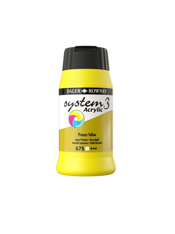 Daler-Rowney System3 500 ml Process Yellow