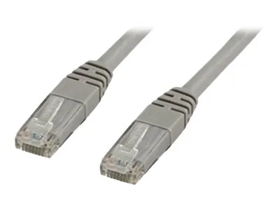 X-Shield - Koblingskabel - RJ-45 (hann) til RJ-45 (hann) - 2 m - UTP - CAT 6 - halogenfri, formstøpt - grå