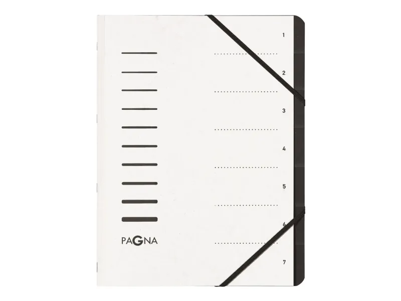 PAGNA mappe DIN A4 7-roms hvit