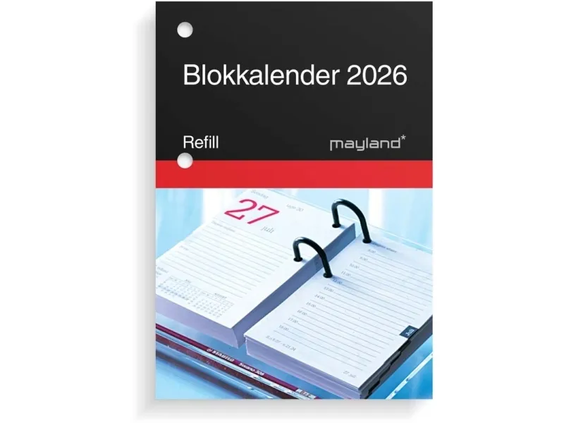 Blokkalender REFILL 2026