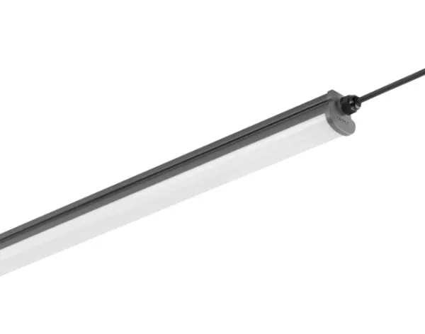 OPPLE Lighting LEDWaterproof-Batten L12-36W-840, Rektangulær, Grå, Hvit, Plast, Polykarbonat (PC), IP65, II, 36 W