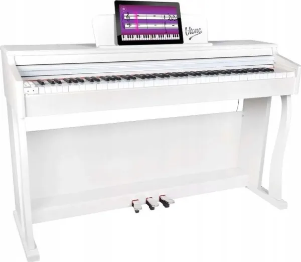 V-Tone V-TONE BL-8808 WH digitalpiano for læring av USB MID