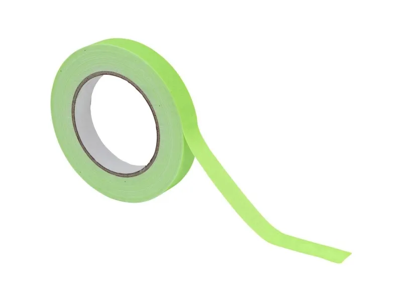 Neon-tape neongrønn (L x B) 25 m x 0,019 m
