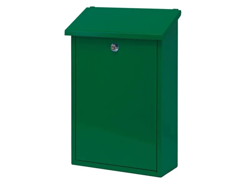 Postkasse, Toledon, 12x27x40cm, grøn