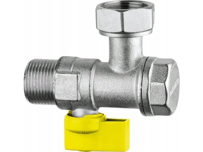 Samee avstengningsventil for gass vinklet med innebygd filter DN 20 (S)