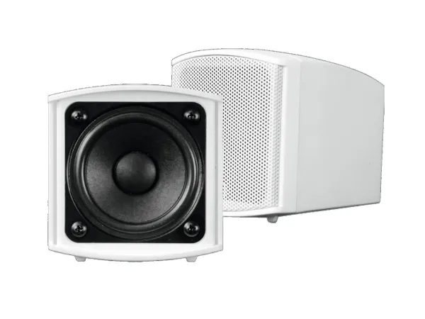 Omnitronic 11036901, Full rekkevidde, Koblet med ledninger (ikke trådløs), 15 W, 150 - 22000 Hz, 8 O, Hvit