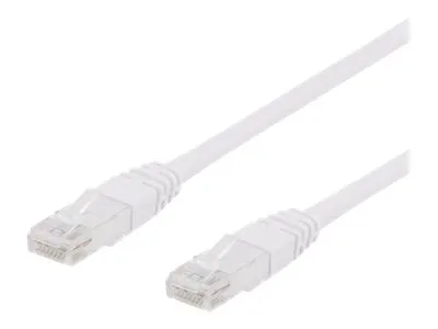 X-Shield - Koblingskabel - RJ-45 (hann) til RJ-45 (hann) - 1 m - UTP - CAT 6 - halogenfri, formstøpt - hvit