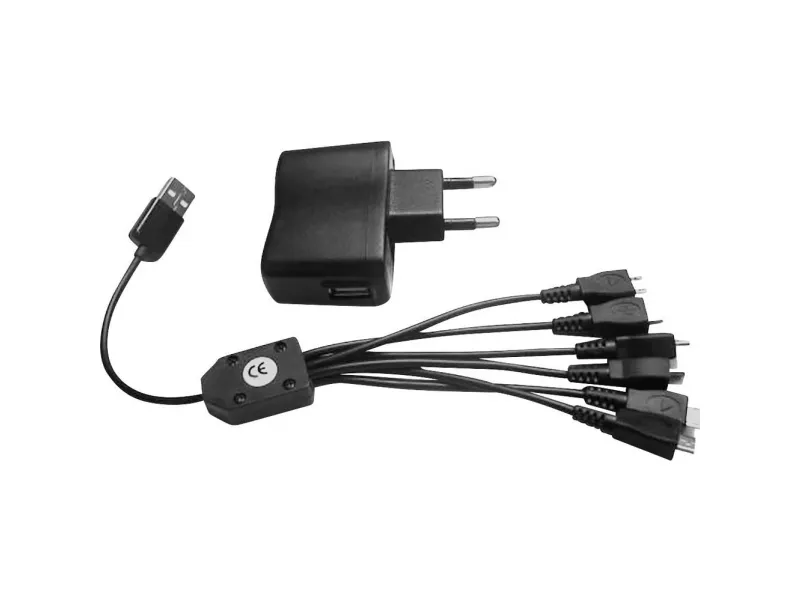 Albrecht strømforsyning 6-faldig USB-ladeladeledning for ATR 100/200/TelMe/Multicom 29930