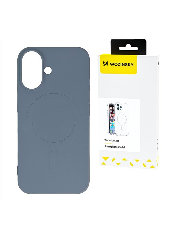 Wozinsky Liquid Silicone MagSafe Case for Samsung Galaxy S25+ - Grey