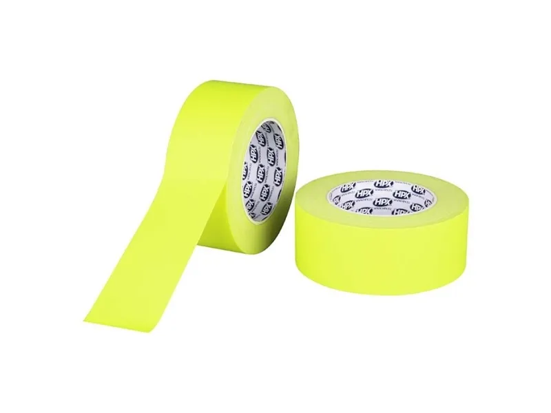 Gaffatape fluo gul, 50mm x 25m