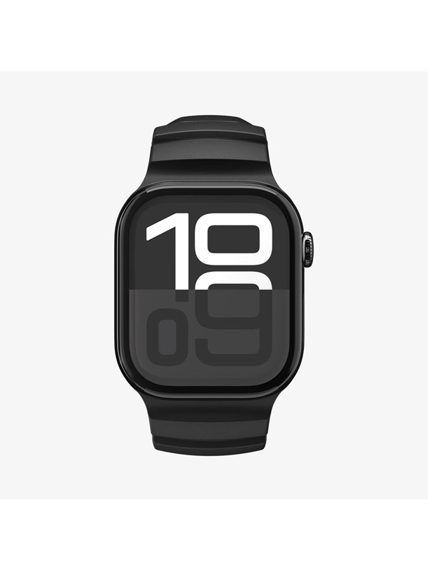 Spigen Silicone Band - black - Apple Watch 49mm/46mm/45mm/44mm