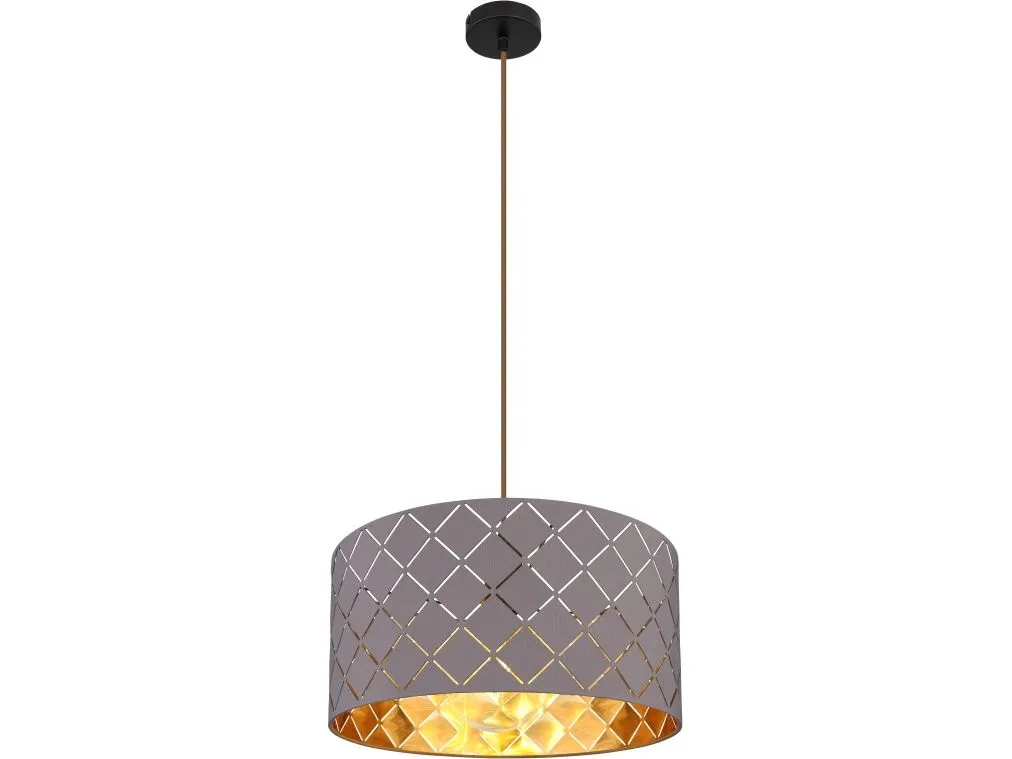 Hanging lamp Globo Modern ceiling lamp LED Ready gray Globo CINDY 15584H