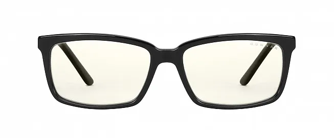 Gunnar Optiks Vertex, Rektangel, Spilling, Svart, Acetat, Klar, Vertex