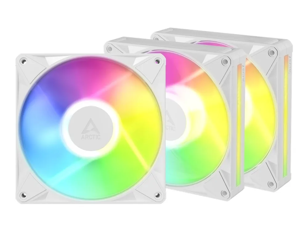 ARCTIC BioniX P14 A-RGB, Vifte, 14 cm, 400 RPM, 2500 RPM, 186 m³/t, Hvit