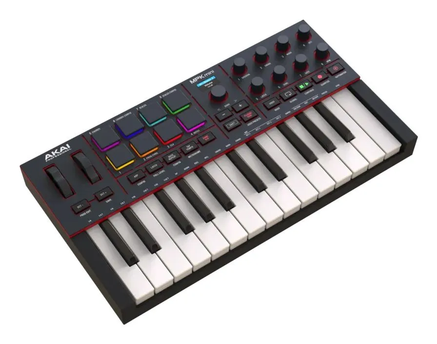 Akai MPK MINI 4 BLACK - Mini-keyboardkontroller