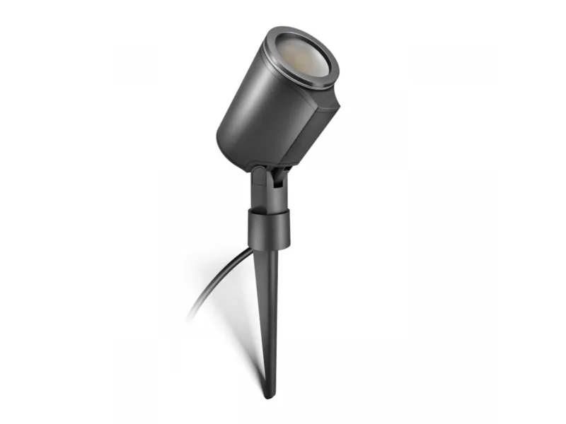 STEINEL 110078984, Bakkebelysning, Svart, Aluminium, II, IP44, AC