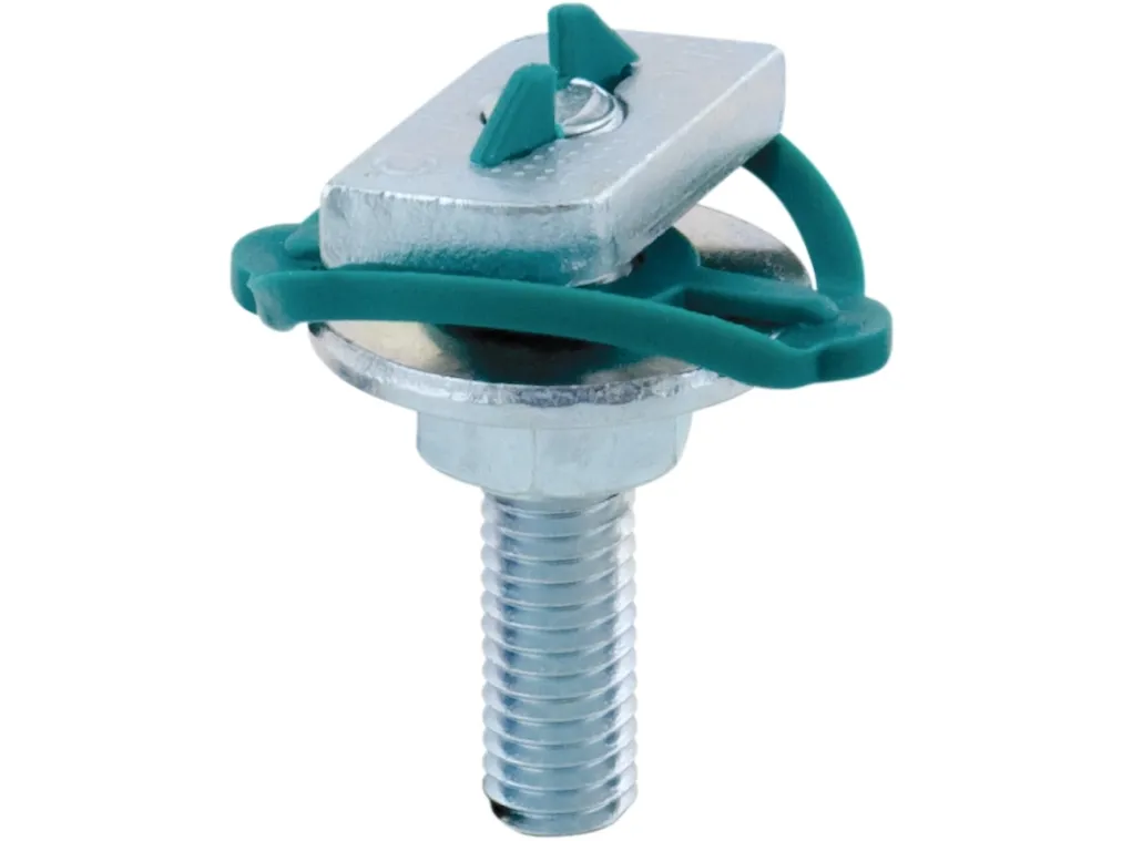 WALRAVEN BIS RapidRail® Hammerfix T-bolt M8x25mm, tykkelse 5,0mm, SW13, for skinne WM 0 til 35. Elforzinket