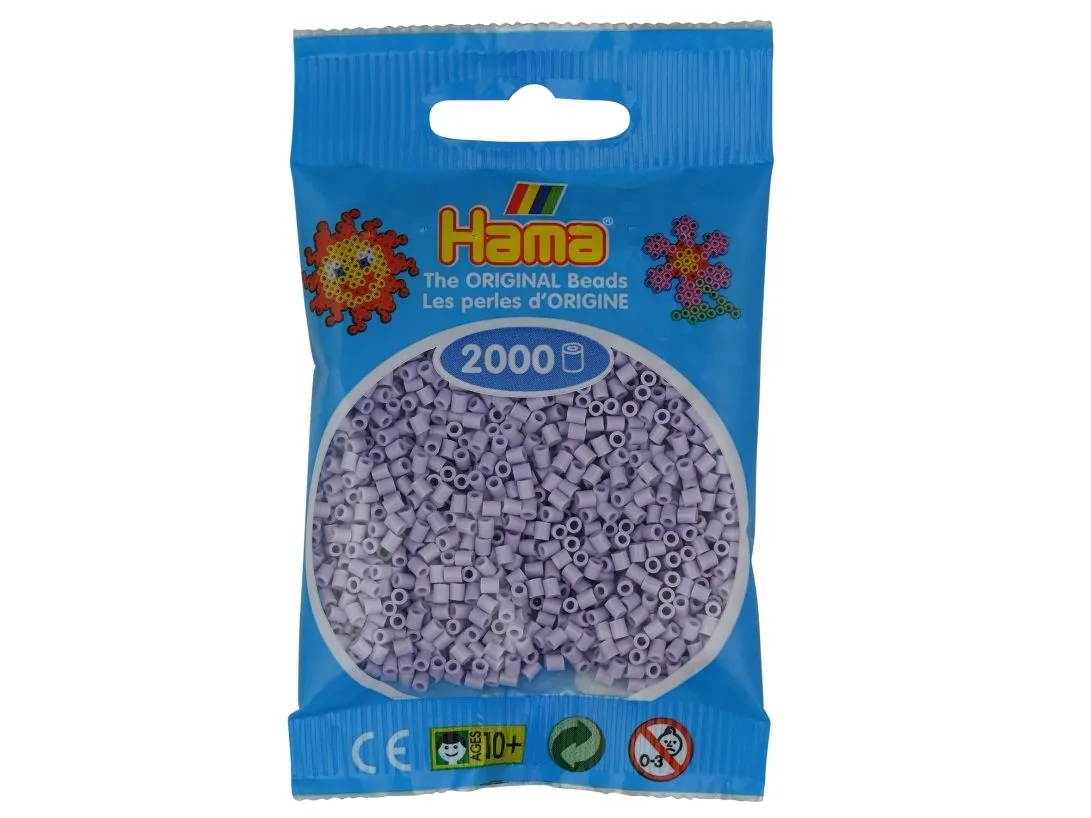Hama miniperler 2000 stk. lys lavendel
