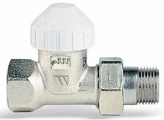Csslr Plus type 1 radiatorventil ½ lige med ABS kappe. M30x1,5. Byggelængde incl forskruning 93mm. til bla føler 403822.000