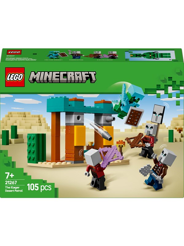 LEGO Minecraft 21267 Ondsbyboer-ørkenpatrulje