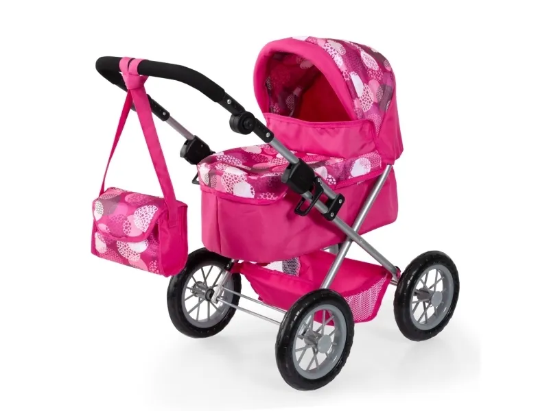 Bayer Design Trendy dukkevogn med stelleveske Pink