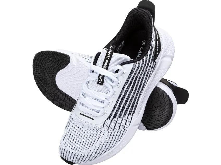 Lahti Pro 3d knitted shoes black and white Str. 42
