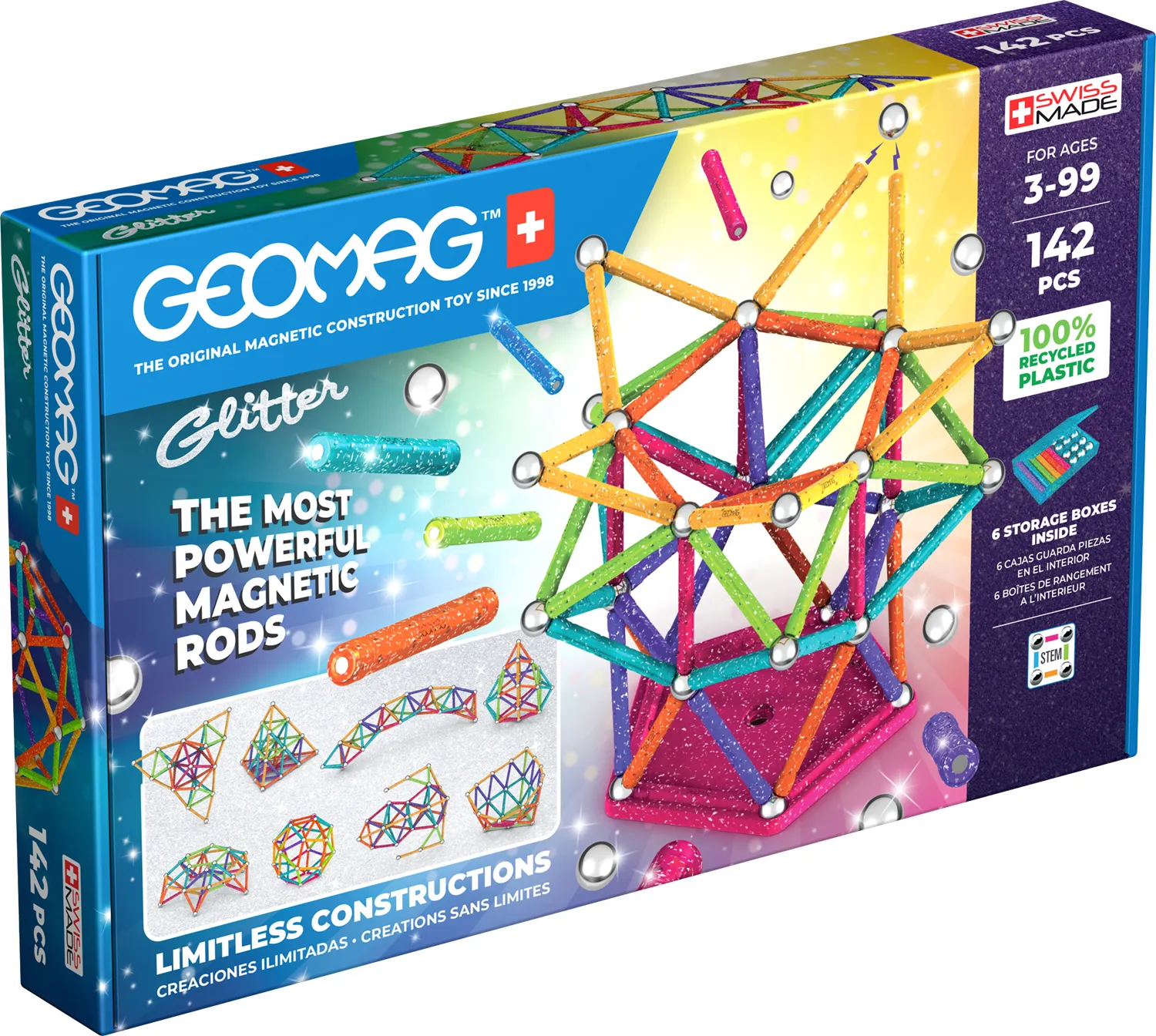 Geomag GM537, Byggesett, 3 år, Plast, Flerfarget