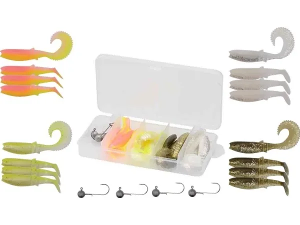 Savage Gear Cannibal Box Kit M (57615) 20 stk