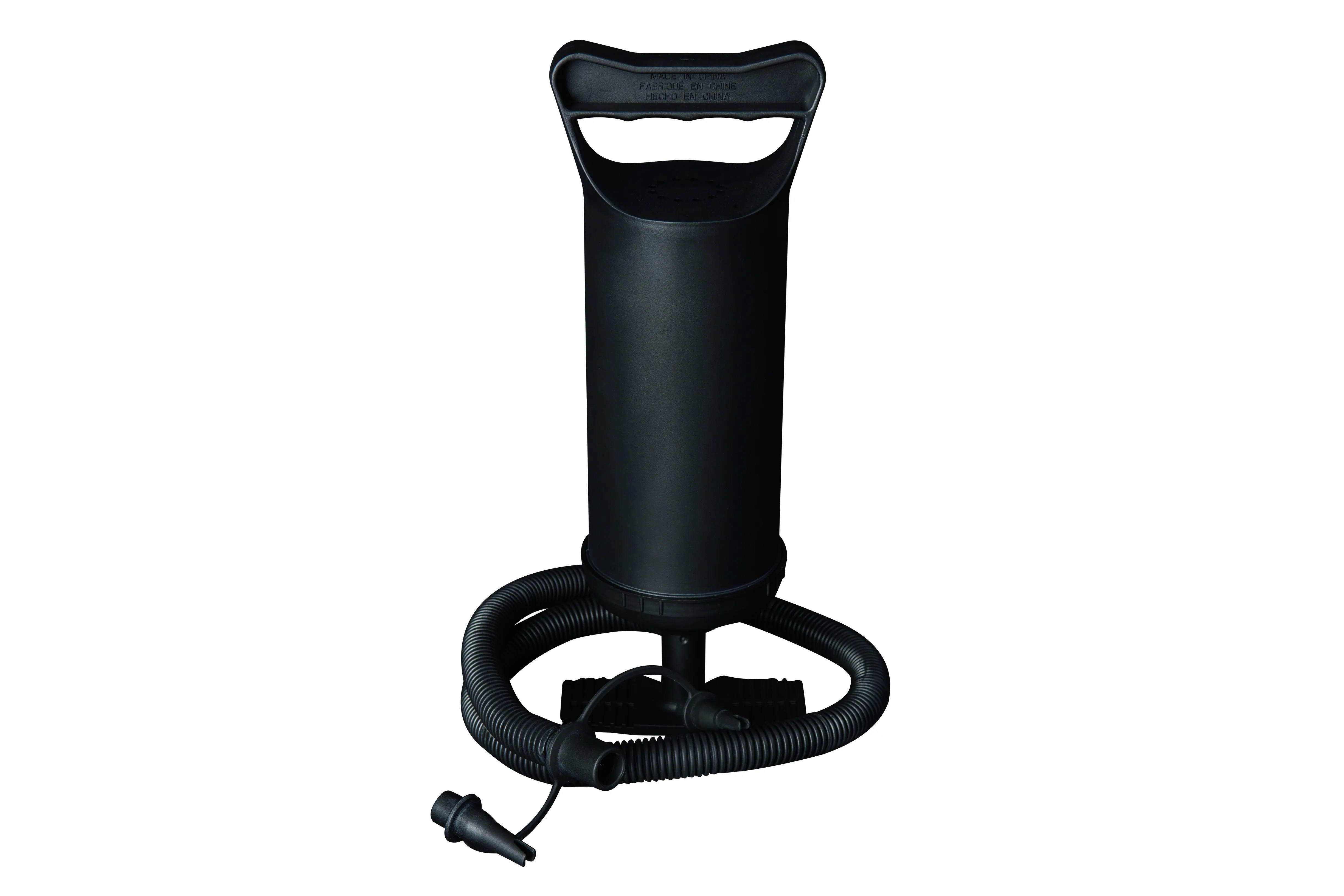 Bestway 62002, Gulvluftpumpe, Gummibåt, Sort, T-type grep, 0,85 l/syklus, 300 mm