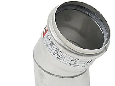 Ø 75 mm x 30° Bøjning syrefast AISI316L/EN1.4404 Blücher