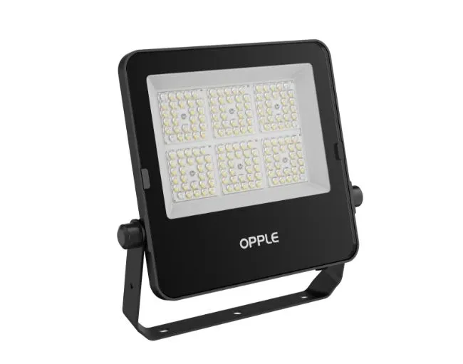 OPPLE Lighting EcoMax G3, Sort, IP66, Aluminium, Polykarbonat (PC), Herdet glass, I, IK07, 1 m