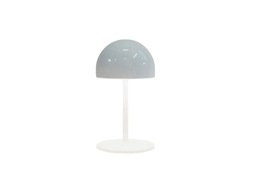 Sirius oppladbar bordlampe med timer - hvit - H 22 cm