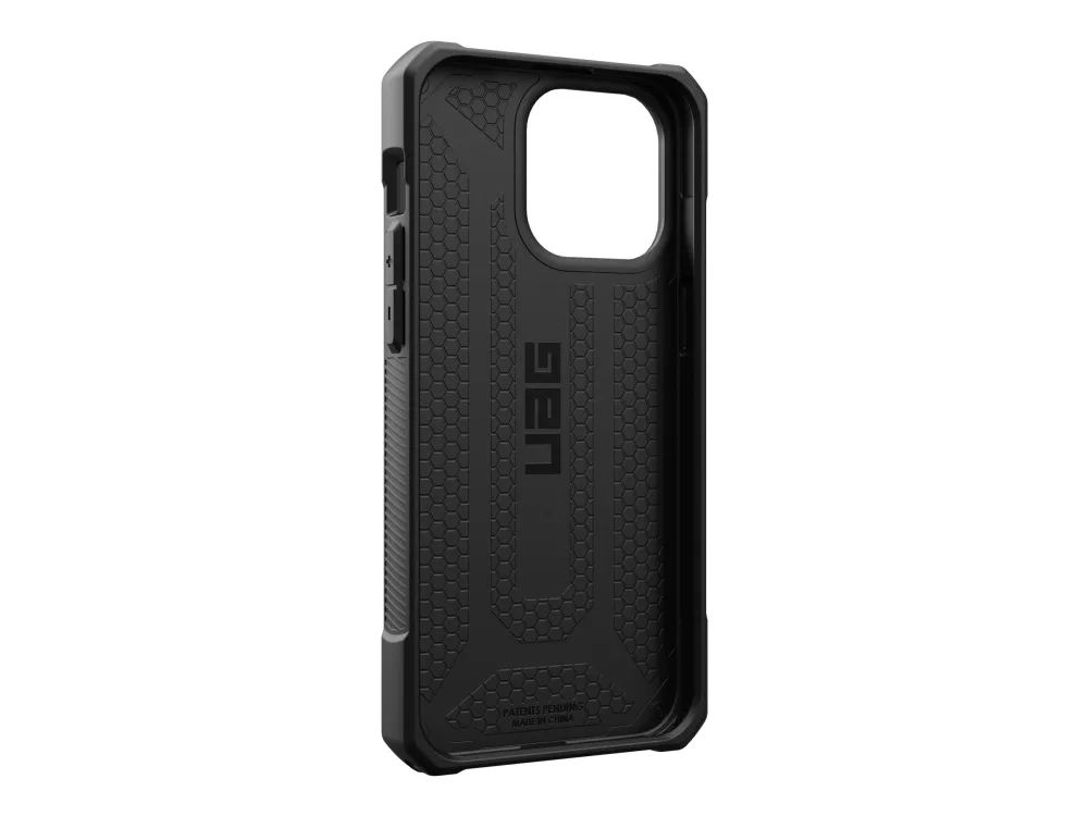 UAG Rugged Case for Apple iPhone 15 Plus [6.7-inch] - Monarch Kevlar Black - Baksidedeksel for mobiltelefon - DuPont Kevlar - kevlarsvart - for Apple iPhone 15 Pro Max