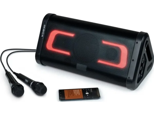 Głośnik BigBen Big Ben Głośnik Bluetooth 2x mikrofonfest KBOX Karaoke Podświelnie 200W
