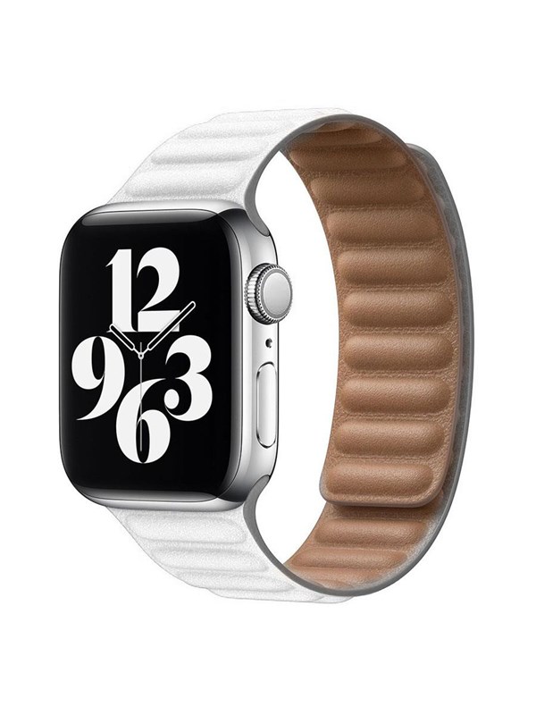 Lippa Apple Watch Magnetic leather strap 38/40/41 - White Brown