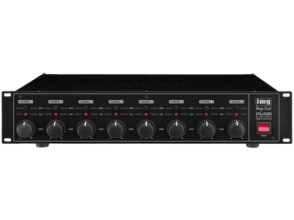 STA-850D 8-kanals klasse D-forsterker, 400 W