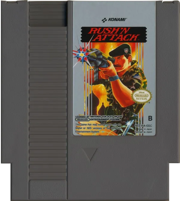Rush´n Attack - Nintendo 8-bit/NES - PAL B/SCN (BRUKT VARE)