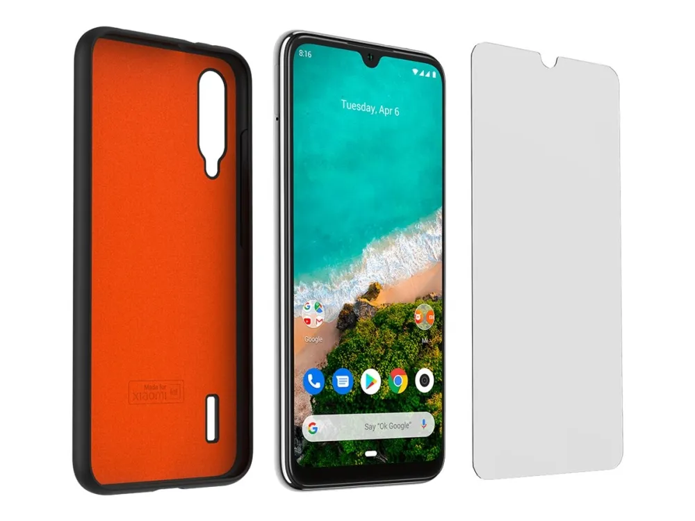 BIGBEN Connected - Baksidedeksel for mobiltelefon - termoplast-polyuretan (TPU) - svart - for Xiaomi MI A3