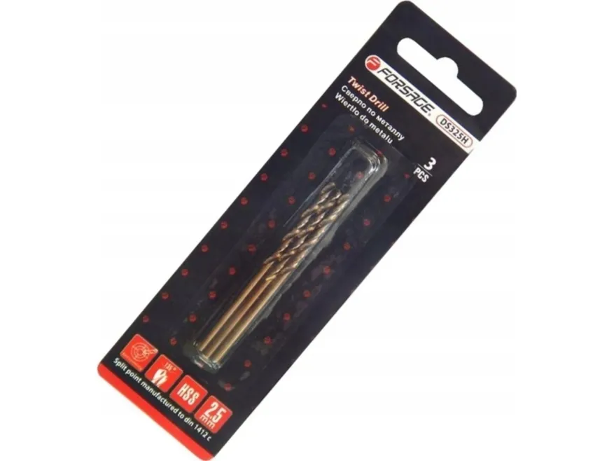 Forsagebor 1,5mm 3 STK. bor for metall