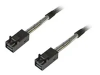 Intel - SAS intern kabel - SAS 12Gbit/s - rett gjennom - 4-spors - 4 x Mini SAS HD (SFF-8643) (hann) til 4 x Mini SAS HD (SFF-8643) (hann) - 95 cm (en pakke 2)