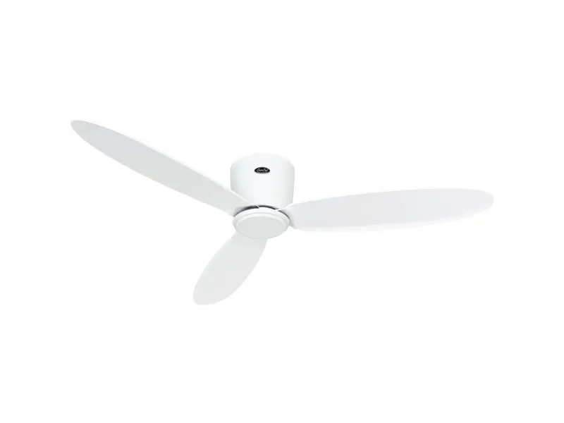 CasaFan ECO PLANO II 132 WE-WE WiFi loftvifte 28 W (Ø x H) 132 cm x 160 mm hvit med fjernkontroll, timer, vinterdrift, appstyring