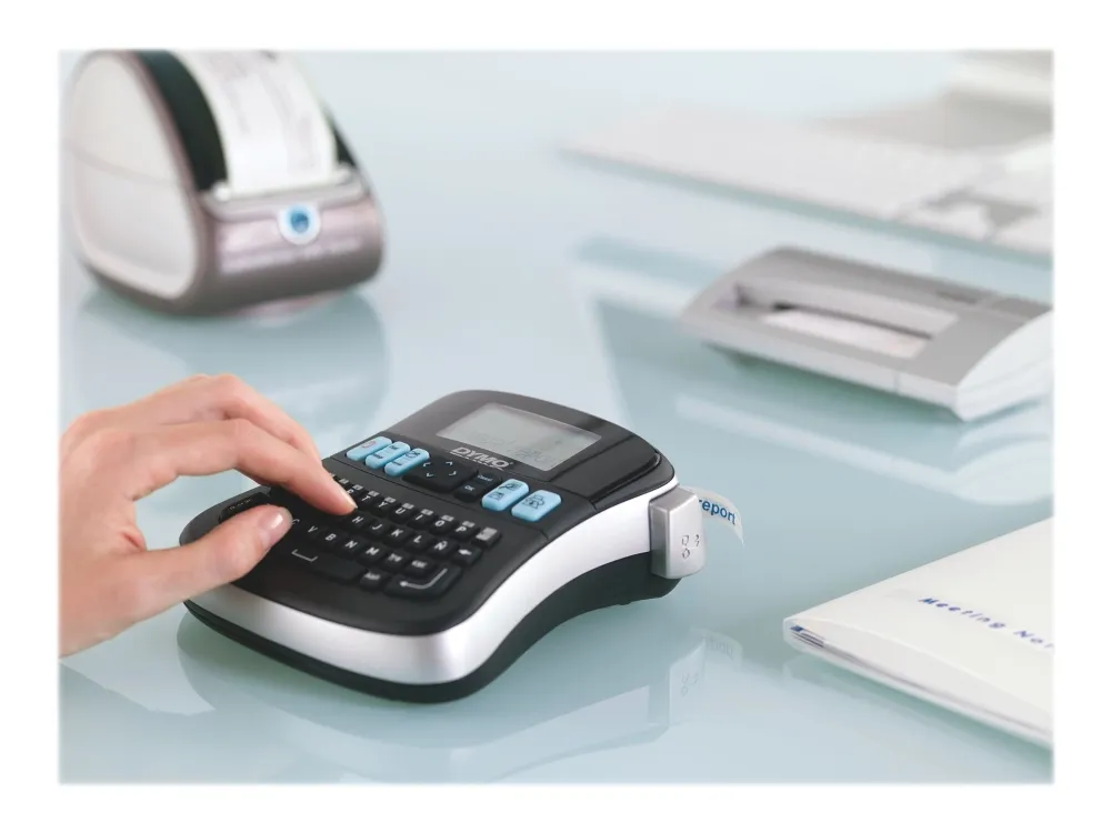 DYMO LabelMANAGER 210D - Etikettmaker - S/H - termotransfer - Rull (1,2 cm) - 180 dpi - kutter - 1 linjes utskrift, 2-linjers utskrift